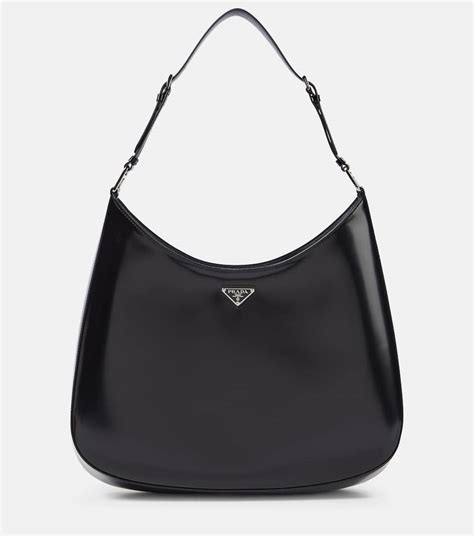 prada cleo bag maxi|brushed leather shoulder bag prada.